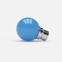 G45 Golf Ball Shape Shatterproof Festoon Lamp, Blue, B22