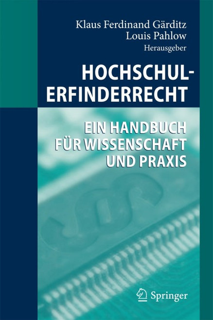 (eBook PDF) Hochschulerfinderrecht    1st Edition    Ein Handbuch f r Wissenschaft und Praxis