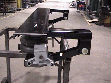 Kelderman LEAF SPRING AXLE TRAILER AIR SUSPENSION