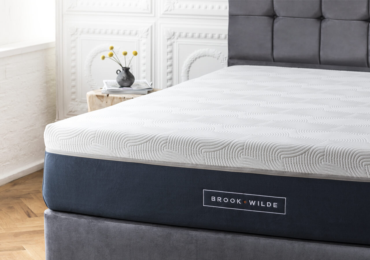 The Ultima Mattress on Bed Frame