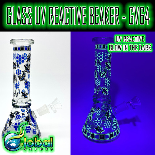Glass UV Reactive Beaker