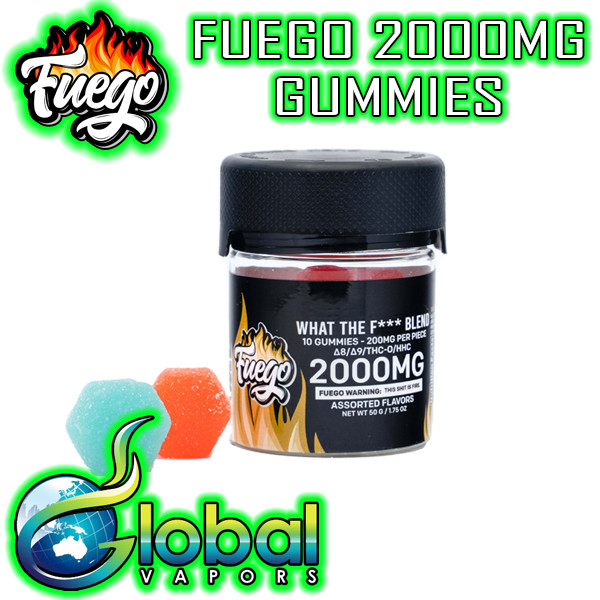 Fuego 2000MG Gummies (D8, D9, HHC, THC-P)