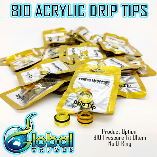 810 Acrylic Drip Tips