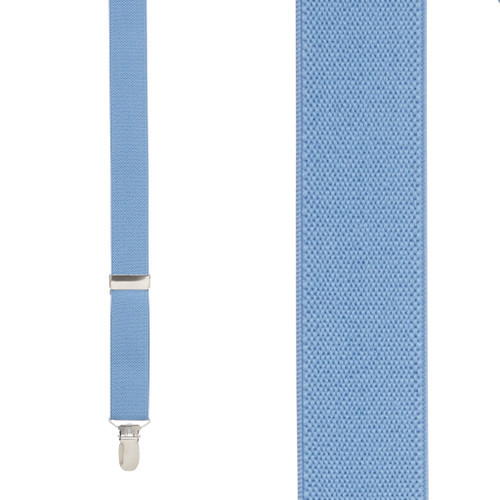 Periwinkle Suspenders - 1 Inch Wide (Y-Back)