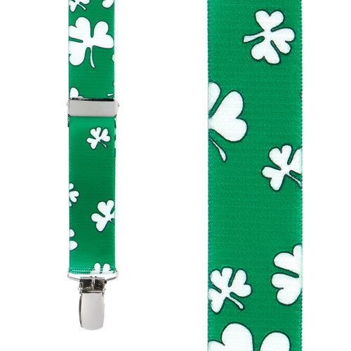 Shamrock Suspenders for Kids