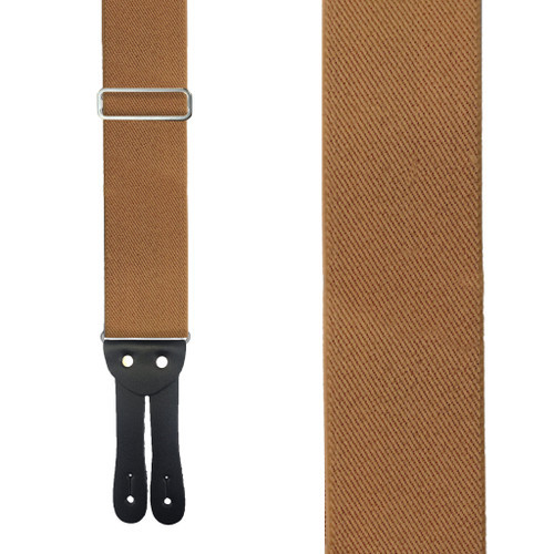Button Logger Suspenders - 2-Inch Wide - PALOMINO