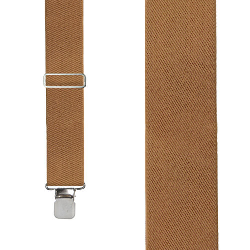 Clip Logger Suspenders - 2-Inch Wide - PALOMINO