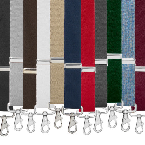 1.5 Inch Wide Y-Back Trigger Snap Suspenders