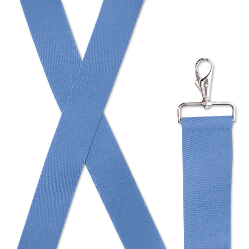 DENIM 2 inch X-Back Suspenders, Cross Sewn - Trigger Snap