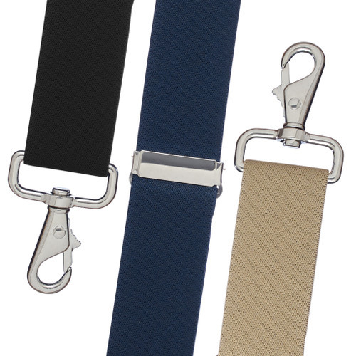 Big & Tall Suspenders - 1.5 Inch Wide Y-Back Trigger Snap