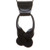 1 Inch Wide Button Suspenders - NAVY BLUE (Black Leather)