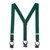 1.5 Inch Wide Button Suspenders - Solid Colors