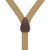 1 Inch Wide Button Suspenders - TAN