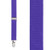 1 Inch Wide Clip Suspenders (X-Back) - PURPLE