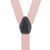 1 Inch Wide Clip Suspenders (Y-Back) - BLUSH