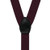 1 Inch Wide Clip Suspenders (Y-Back) - EGGPLANT