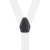 1 Inch Wide Clip Suspenders (Y-Back) - IVORY
