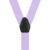 1 Inch Wide Clip Suspenders (Y-Back) - LAVENDER