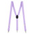 1 Inch Wide Clip Suspenders (Y-Back) - LAVENDER