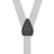 1 Inch Wide Clip Suspenders (Y-Back) - LIGHT GREY