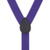 1 Inch Wide Clip Suspenders (Y-Back) - PURPLE