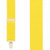 1.5 Inch Wide Clip Suspenders - YELLOW