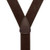 1.5 Inch Wide Trigger Snap Suspenders - BROWN