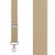 1.5 Inch Wide X-BACK Trigger Snap Suspenders - TAN