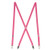 1/2 Inch Wide Skinny Suspenders - DARK PINK