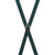 1/2 Inch Wide Skinny Suspenders - HUNTER