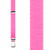 1/2 Inch Wide Skinny Suspenders - NEON PINK