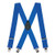 2 Inch Wide Construction Clip Suspenders - ROYAL BLUE