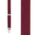 3/4 Inch Wide Thin Suspenders - BURGUNDY (Matte)