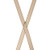 3/4 Inch Wide Thin Suspenders - CAMEL (Satin)