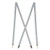 3/4 Inch Wide Thin Suspenders - Matte Grey