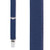 3/4 Inch Wide Thin Suspenders - NAVY BLUE (Satin)
