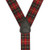 Plaid Button Suspenders