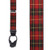 Plaid Button Suspenders