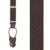 BROWN Jacquard New Wave Suspenders - Button