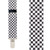 Checkered 1.5-Inch Small Pin Clip Suspenders