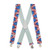 FLAG Suspenders - AMERICAN, 2-Inch Wide Pin Clip