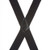 Heavy Duty Non-Stretch Work Suspenders - BLACK Pin Clips