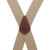 Logger Button Suspenders - 2 Inch Wide TAN