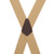 Logger Pin Clip Suspenders - 2 Inch Wide TAN