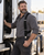 Navy Blue Side Clip Suspenders - Construction Clip