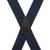 Navy Side Clip Suspenders, 1.5-Inch Wide - Trigger Snap