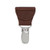 Plain Leather Clip Suspenders - BROWN