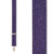 Purple Glitter Suspenders - 1 Inch Wide