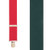 Red-Green Suspenders, 2-Inch Wide, Pin Clip