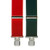 Red/Green Suspenders - 2 Inch Wide